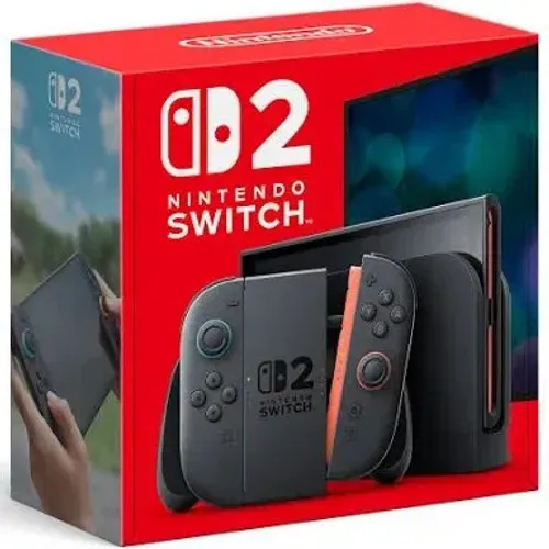 Nintendo Switch 2 com pro-controlers, micro sd, mídia fisica e garantia até dez de 2026