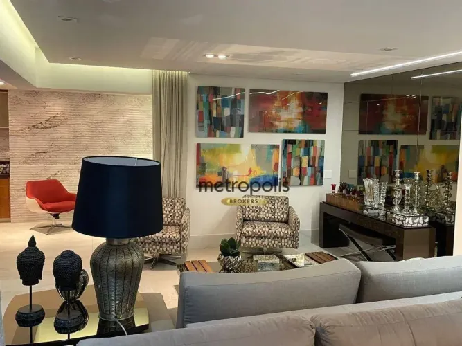 Apartamento com 3 dormitórios à venda, 177 m² por R$ 2.700.000,00 - Campestre - Santo Andr