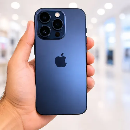 IPHONE 15 PRO 256GB TITÂNIO AZUL - IMPECÁVEL COM CAIXA