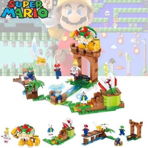 Brinquedo blocos de montar LEGO Super Mario