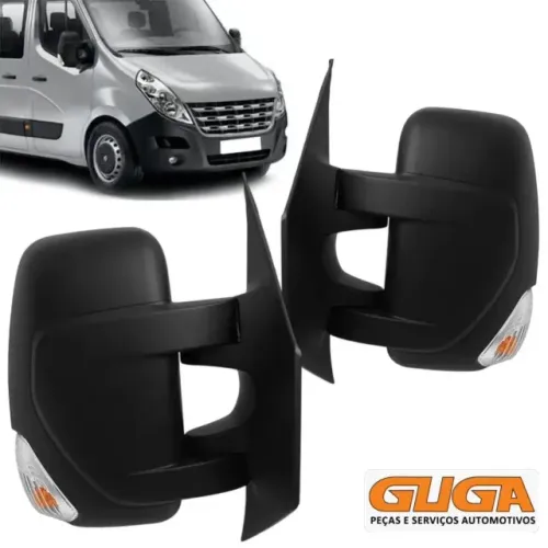 Retrovisor Renault Master 13/26 Elétrico com Pisca - NOVO