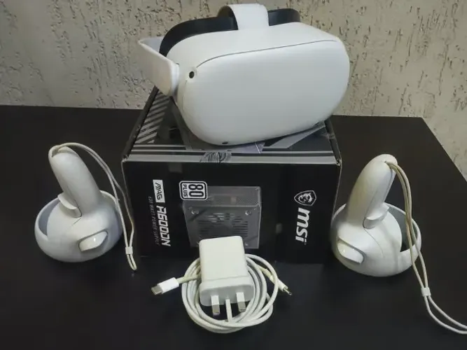 Óculos de Realidade Virtual Meta Quest 2 VR Headset Completo