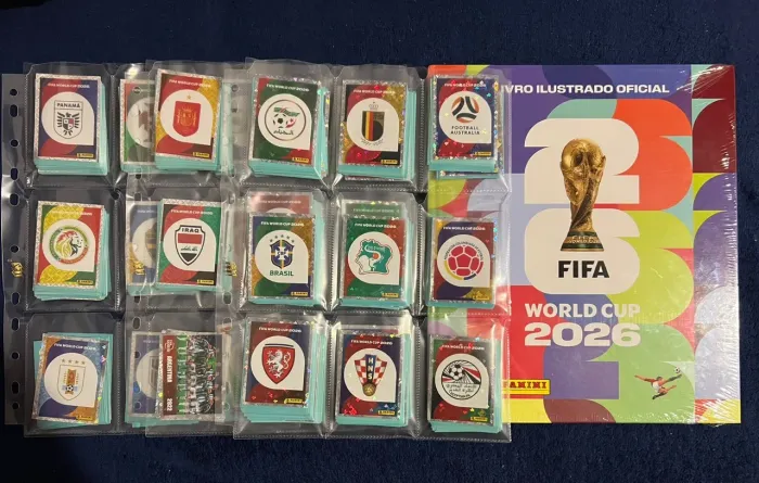 Album Prata /Dourado capa Dura Completo p/ Colar 2026 USAMEX PANINI