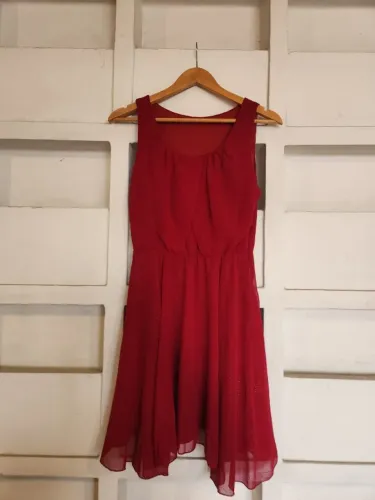 Vestido de Festa Vinho