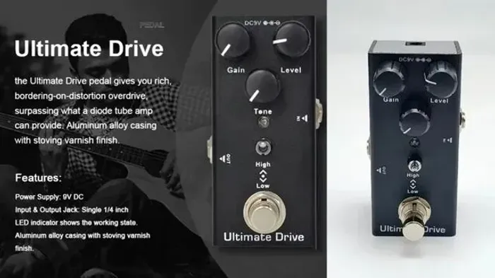 Pedal de guitarra Overdraive 