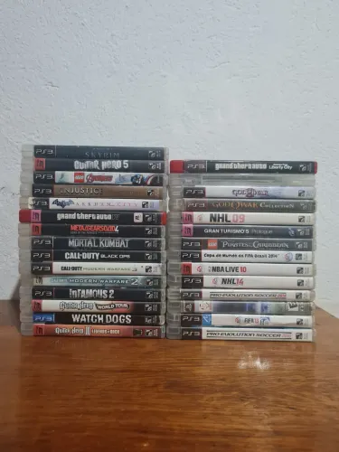Coleção de jogos Originais PS3