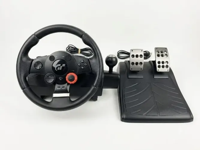Volante Logitech Driving Force Gt Com Pedais Ps3 E Pc