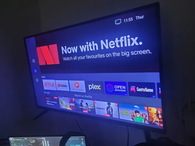 Televisão smart tv Vizzion 43 pol bivolt