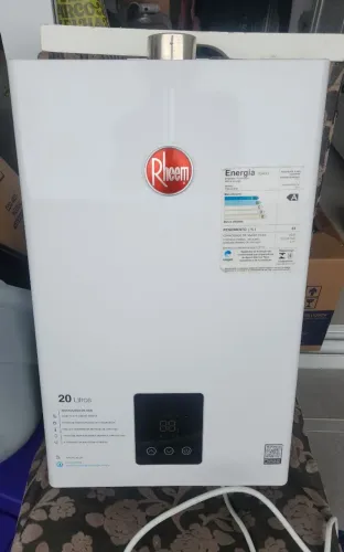 Aquecedor de água a gás digital Rheem - 20 litros