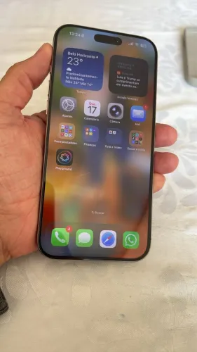 Iphone 16 Pro Max 256gb - 91 de bateria - Divido de 6 vezes sem juros - Estudo trocas
