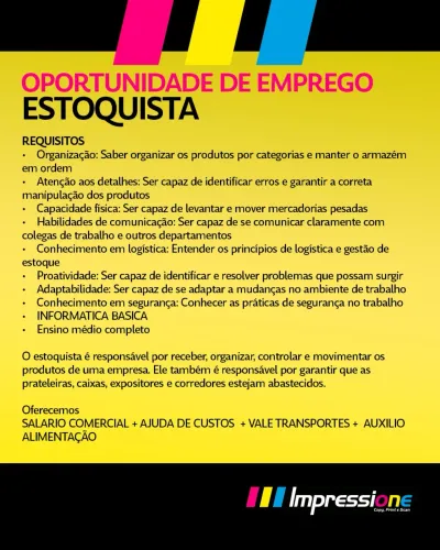 Oportunidade de Emprego