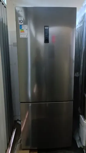 Geladeira LG Inverse Inox Look 451 L