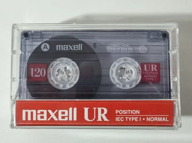 Fita cassete Maxell UR 120 (4 un)