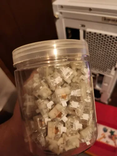 Switch Para Teclado Mecanico kang white v3 ( 100 unidades )