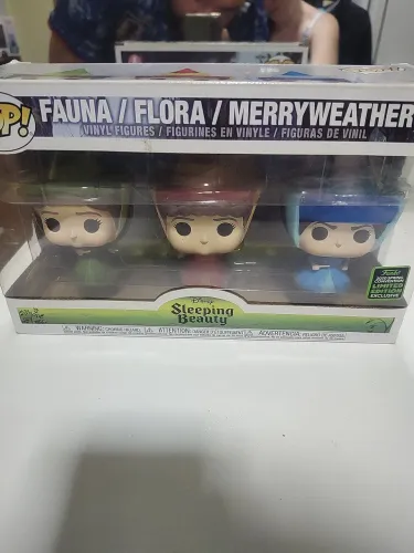 Funko Pop Fauna, Flora e Merryweather 