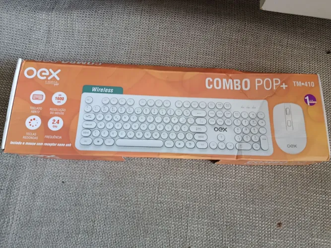 Kit teclado e mouse OEX TM410 Sem fio 