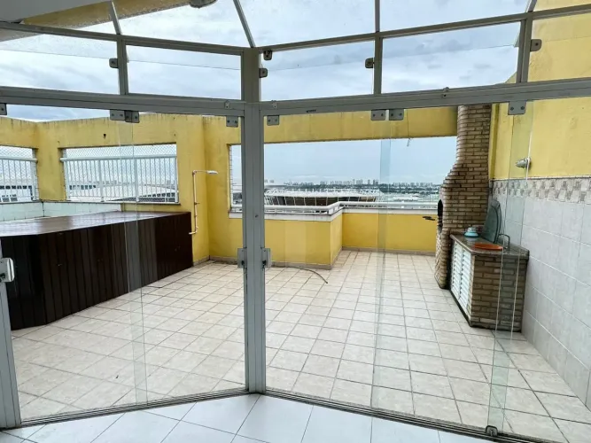 Cobertura duplex piscina e churrasqueira venda 230 m2 4 quartos Abelardo Bueno