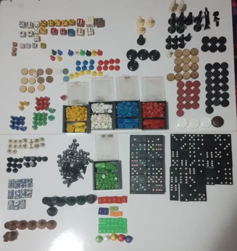 Jogos tabuleiro peças reposição - lote