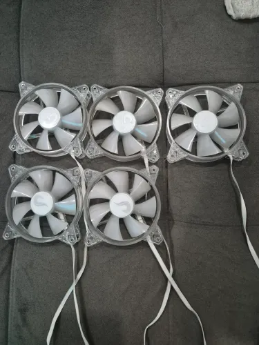 5 fans RGB Rise Mode branca