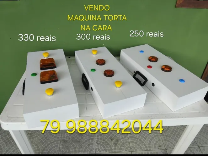 Maquina de torta na cara (passa ou repassa)