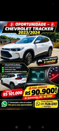 Chevrolet Tracker LT 1.0 Turbo 12V Flex AUT 2024
