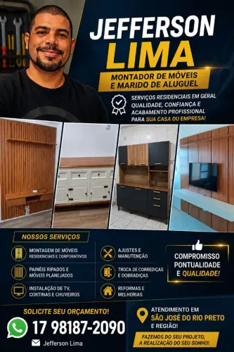 Montador de móveis e marido de aluguel 