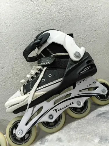 Patins traxart clássico all star, base em alumínio N°40/41 kit de proteção,zap *32