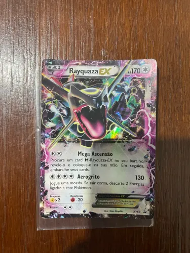 Carta Rayquaza Shiny Ex xy69 (promo) Ótimo Estado 