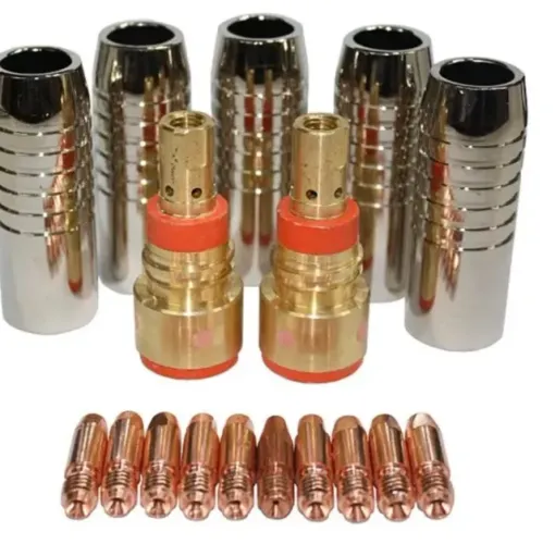 Kit Bocal Conico Difusor Gas Bicos 1,2mm Cucrzr M8