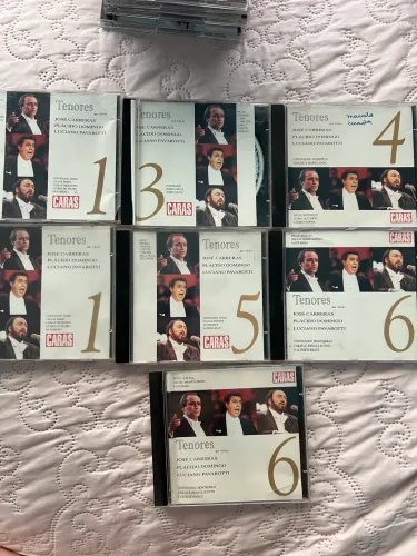 6 CDs Tenores ao Vivo - Coleção Caras