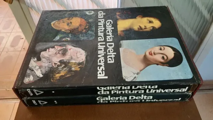 LIVRO GALERIA DELTA PINTURA UNIVERSAL -VOL 1 E 2 - USADO EM PERFEITO ESTADODE CONSERVAÇÃO