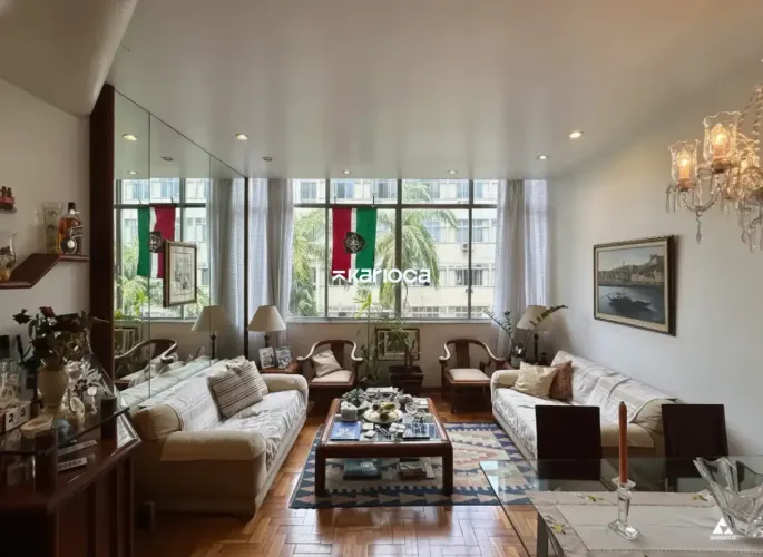 APARTAMENTO DE 122 M2 | 3 QUARTOS | 2 BANHEIROS | 1 VAGA | RUA PAISSANDU - FLAMENGO
