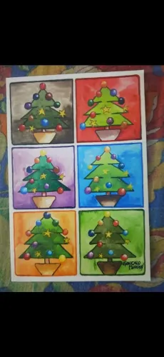 CARTÃO DE NATAL- ACOMPANHA ENVELOPE