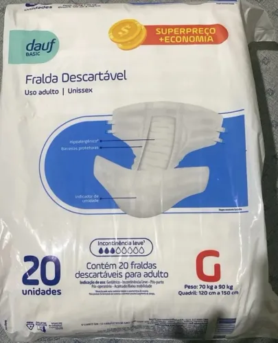Fralda adulto 