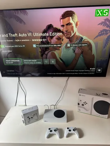 Xbox Series S 512GB Branco + Controle Original Microsoft