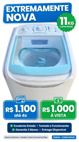 Lavadora Electrolux 11 kilos ltd11