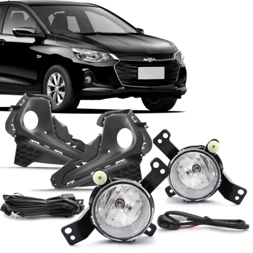 Farol de Milha Auxiliar Neblina Luz para o Novo Onix Hatch Sedan 2020 até 2025