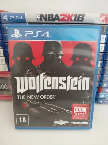 Jogo wolfesntein New order PS4 mídia física