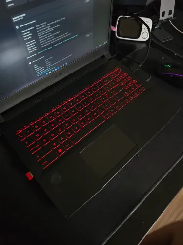 Notebook gamer msi katana i7 11800h 1tb nvme ssd geração rtx 3070 16gb