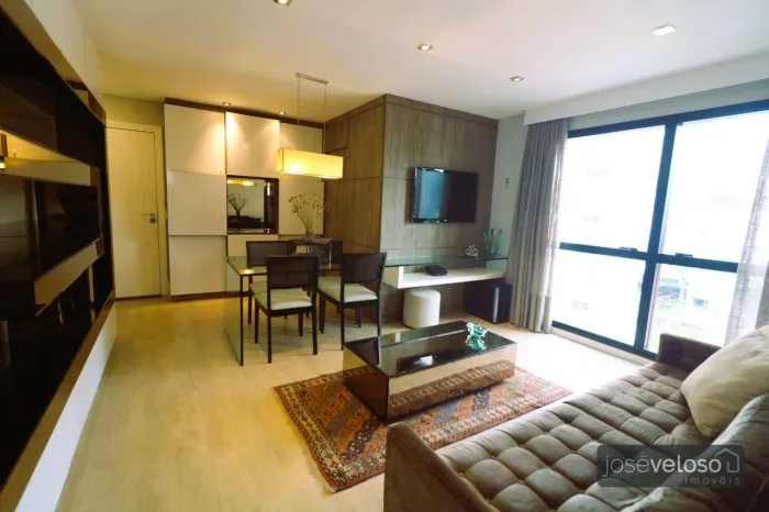 Apartamento com 1 dormitório para alugar, 50 m² por R$ 4.600/mês - Batel - Curitiba/PR