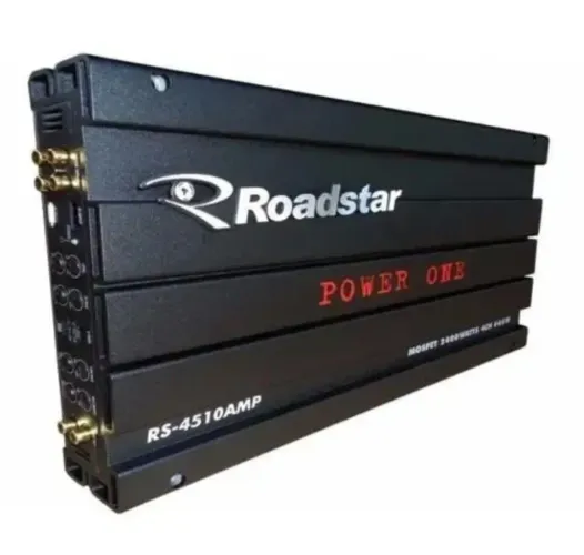 Módulo Amplificador Roadstar Power One RS-4510 2400,Novo sem uso.