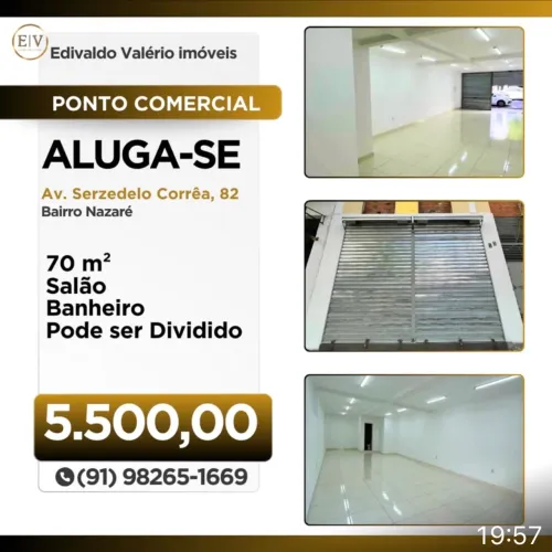 Alugo ponto comercial em Nazaré