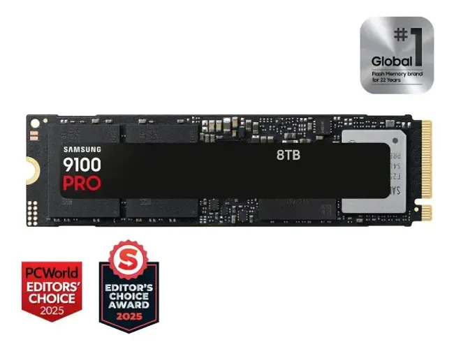 (Novo) SSD NVME GEN5 8TB Samsung 9100 PRO 14700 MB/s
