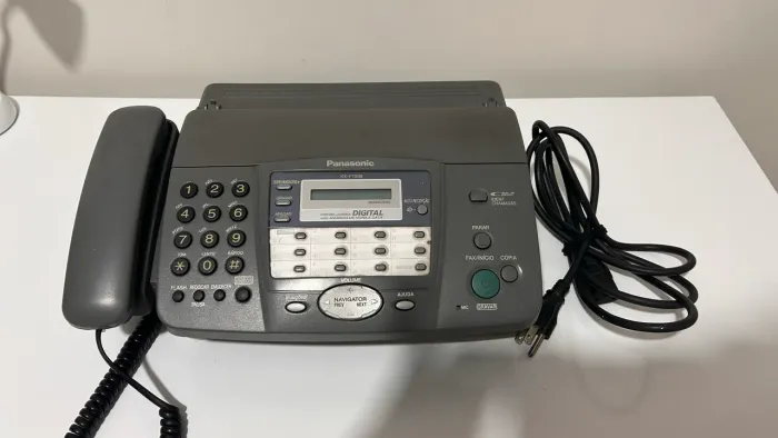 Fax Panasonic KX- FT vintage retro funcionando 
