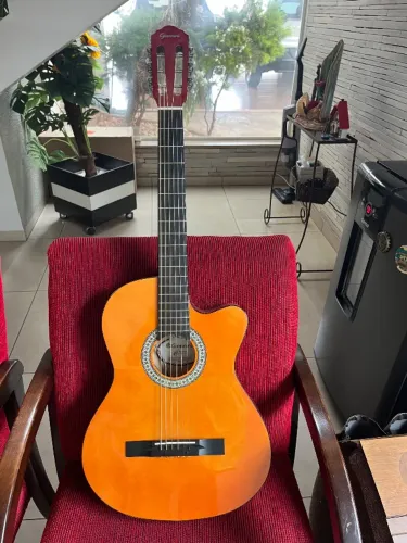 Violão Eletroacústica Giannini Start Sf-14 Ceq Para Destros Natural Verniz Brilhante