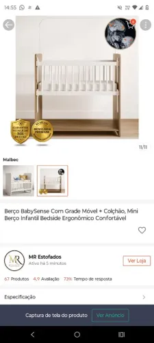 Mini berço