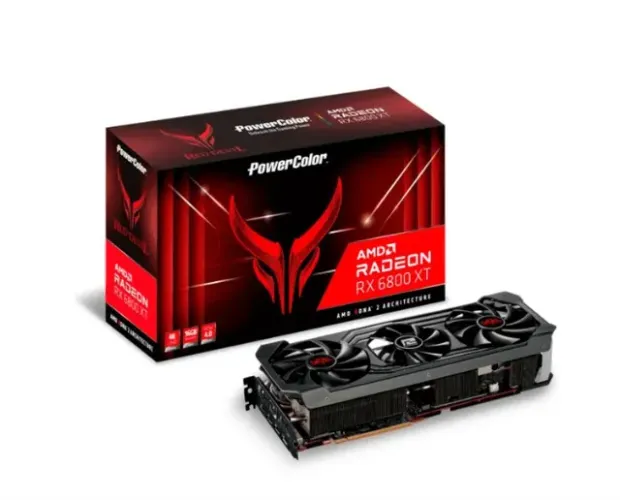 Placa de Video AMD RX 6800 XT Red Devil 16Gb + Fonte 850w XPG Core Reactor