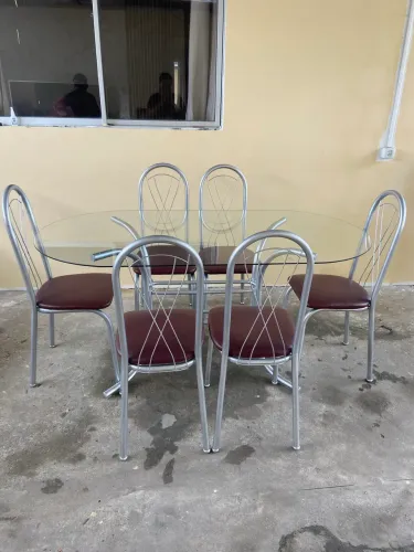 Mesa 6 cadeiras entrego