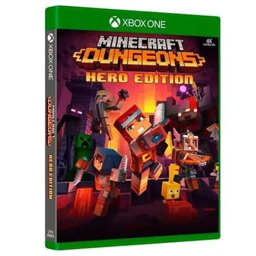 Jogo Xbox One / Xbox Series X: Minecraft {Dungeons} Hero Edition - Totalmente em Português