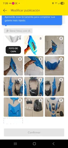 Carenagens traseiras suzuki srad 750 2009 até 2015